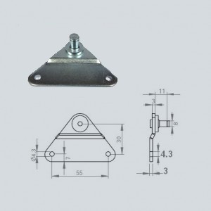 Support vérin HG 101 Support vérin HG 101